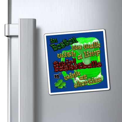 celtics logo - Magnets - (dark blue)