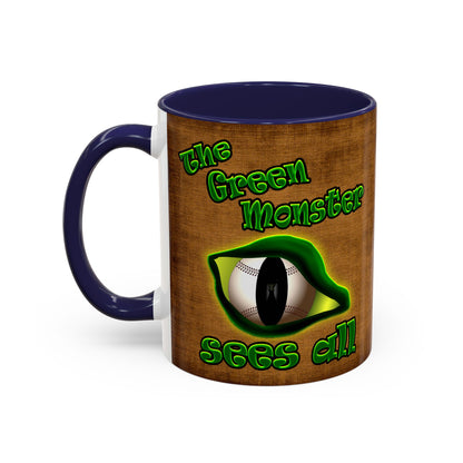 green monster - Accent Mug (brown papyrus)