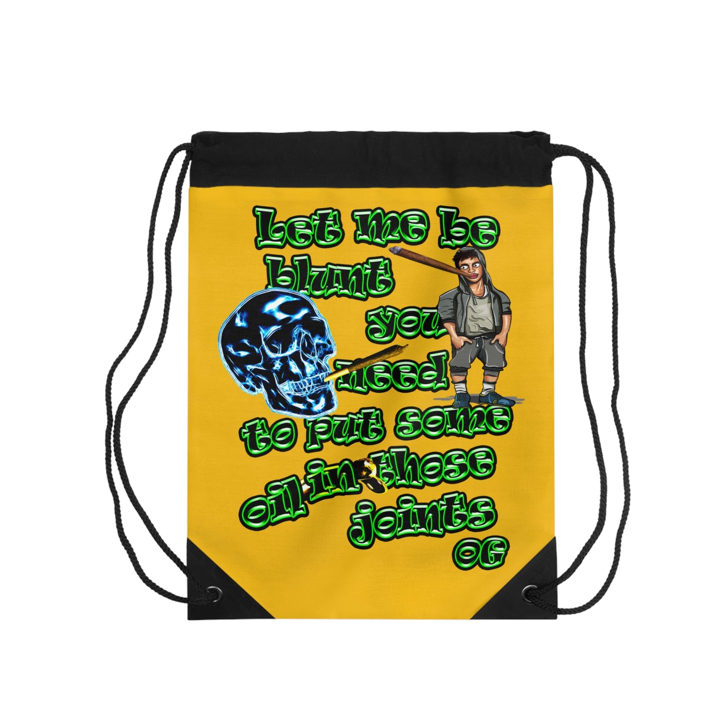 og - Drawstring Bag (yellow)