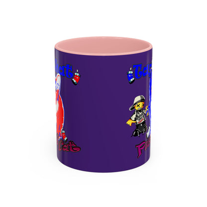 tag that - Accent Mug (purple)