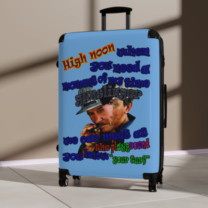 high noon - Suitcase (light blue)
