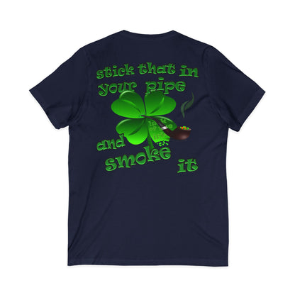 celtics logo - Unisex Jersey Short Sleeve V-Neck Tee