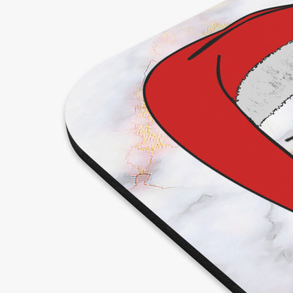 santa's shoes - Mouse Pad (Rectangle) (white marble)