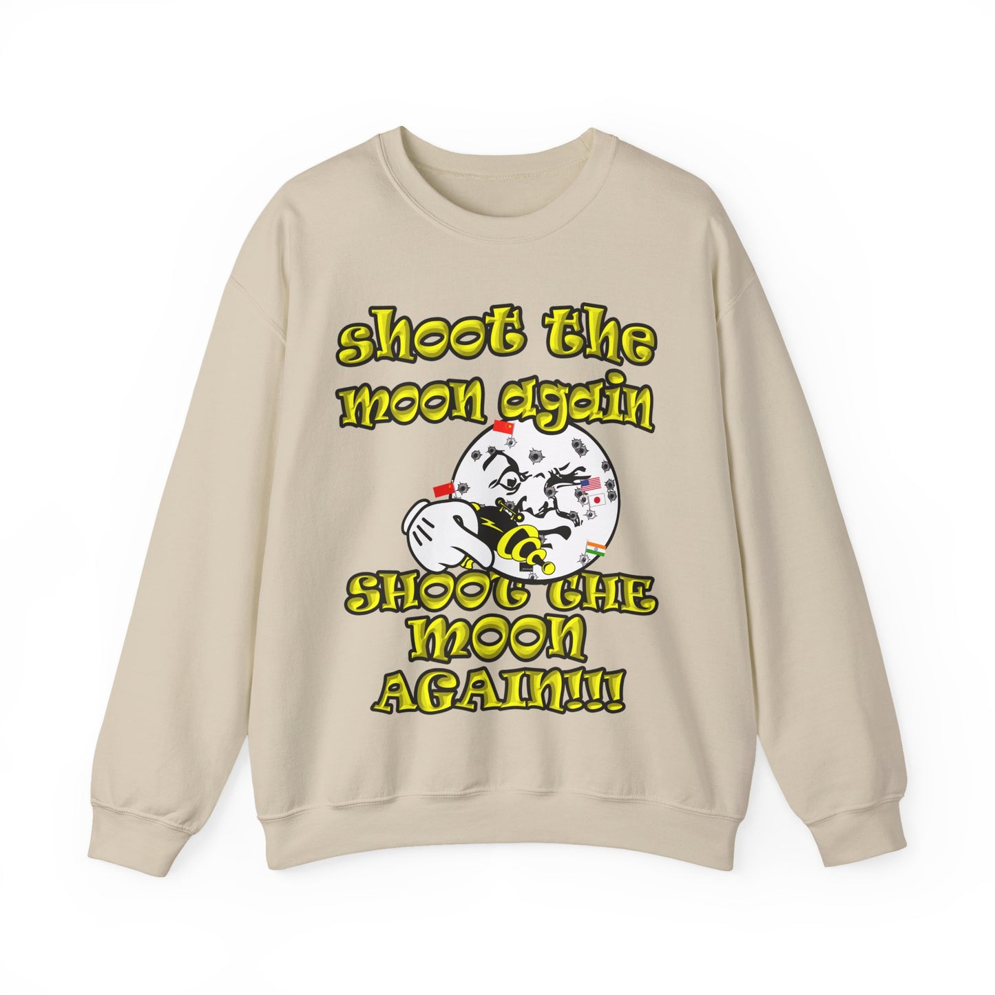 shoot the moon again - Unisex Heavy Blend™ Crewneck Sweatshirt