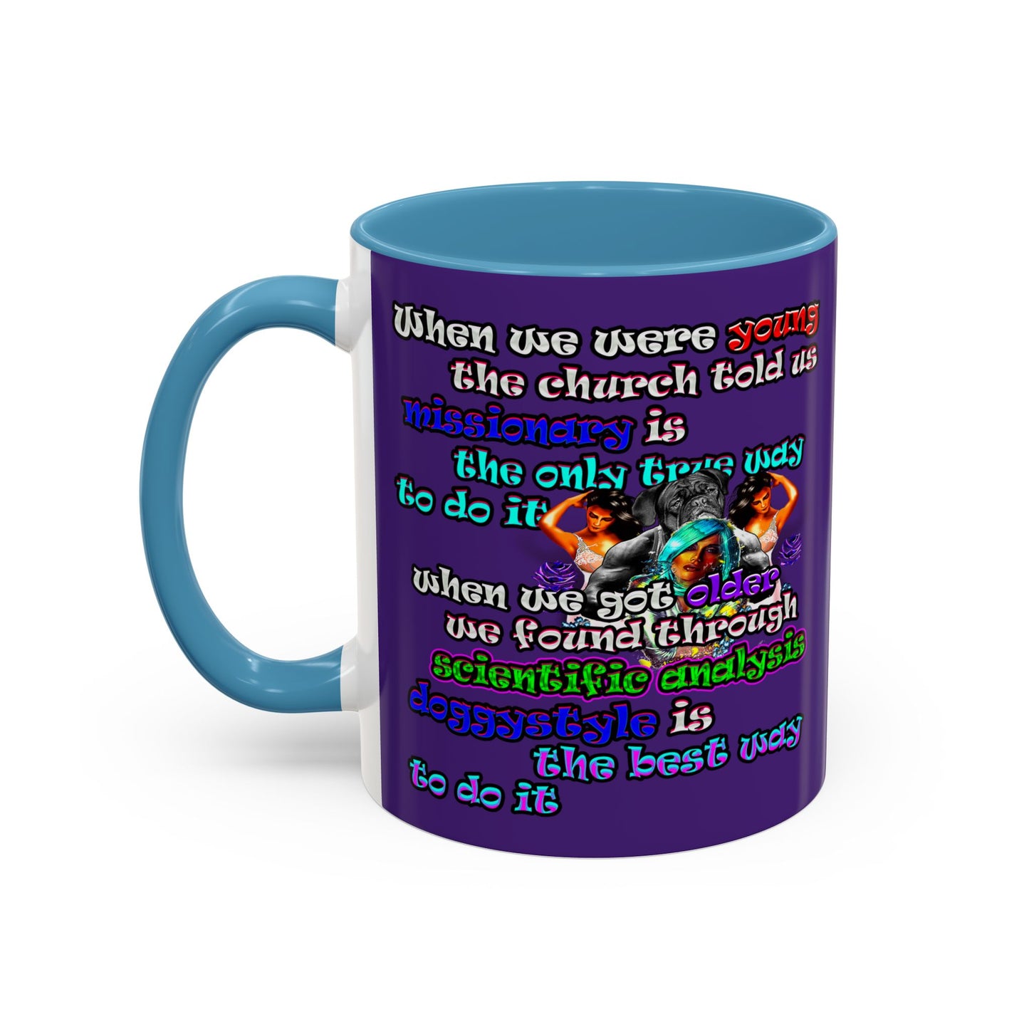 doggystyle - Accent Mug (purple)