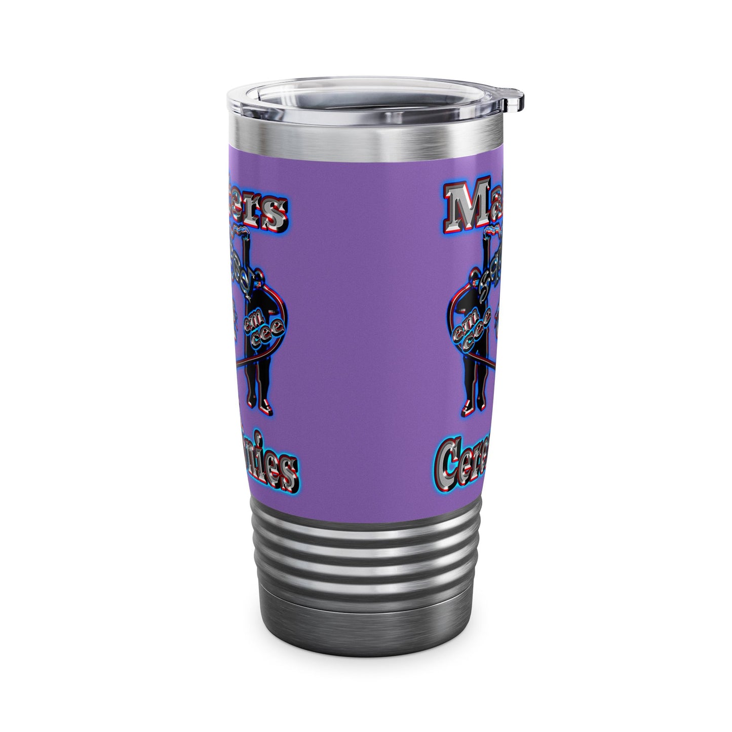 em cee squared - Ringneck Tumbler, 20oz (light purple)