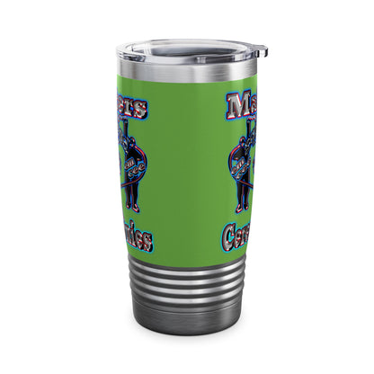 em cee squared - Ringneck Tumbler, 20oz (green)