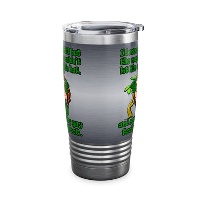 turtle race - Ringneck Tumbler, 20oz (brushed nickel)