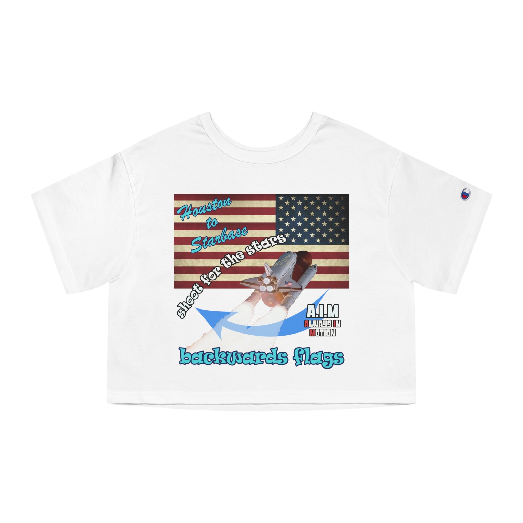 shoot for the stars - Champion Women's Heritage Cropped T-Shirt