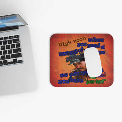 high noon - Mouse Pad (Rectangle) (burnt orange)