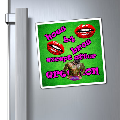 hoes b4 bros - Magnets - (green turf)