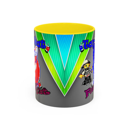 tag that - Accent Mug (rainbow split)