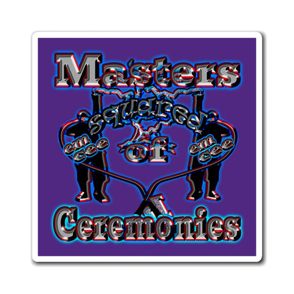 em cee squared - Magnets - (purple)