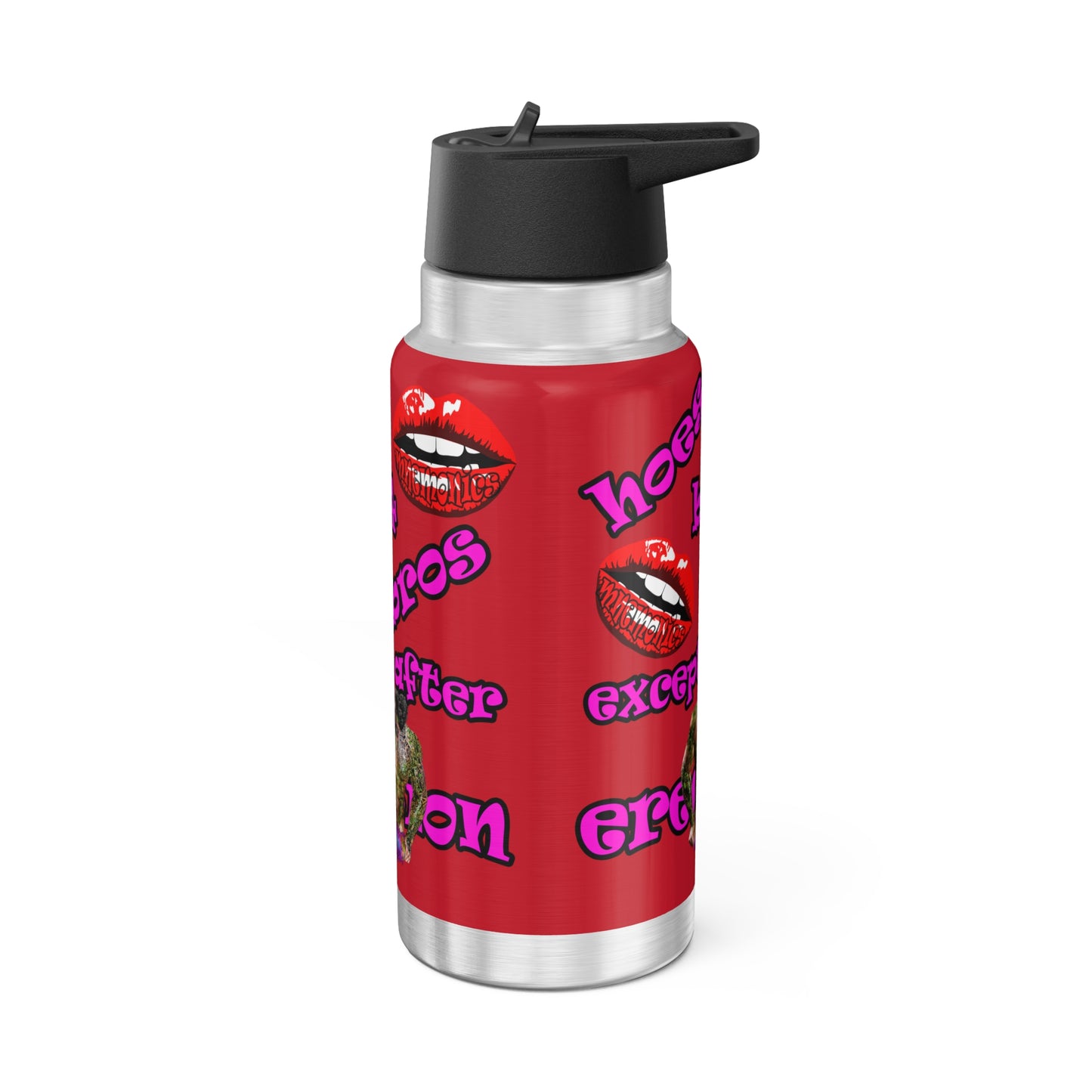 hoes b4 bros - Gator Tumbler, 32oz (dark red)