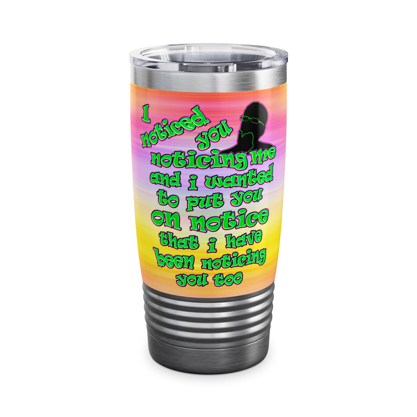noticed you noticing - Ringneck Tumbler, 20oz (color blur)