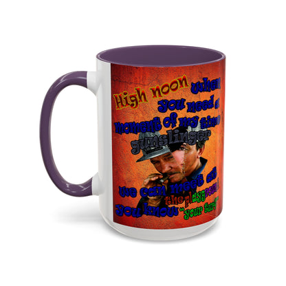high noon - Accent Mug (burnt orange)