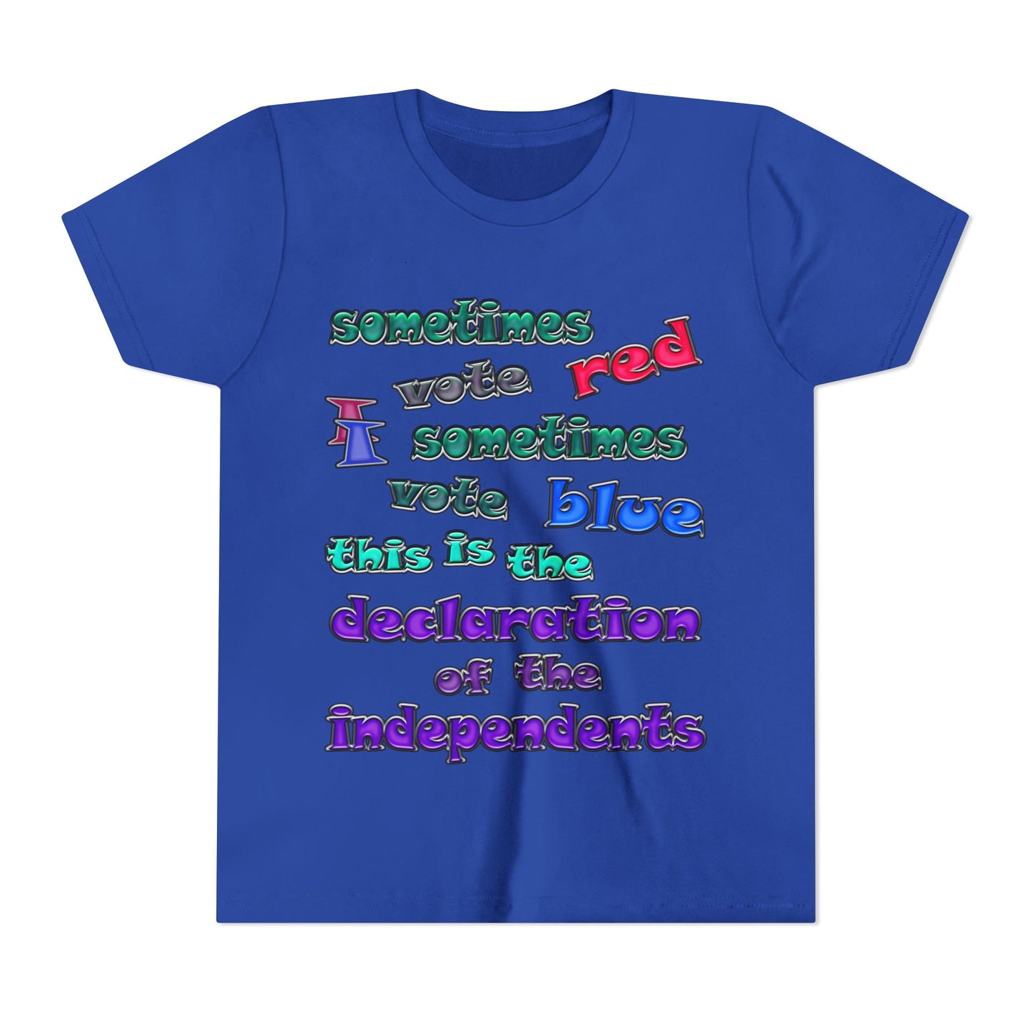 declaration of the independents - Youth Short Sleeve Tee