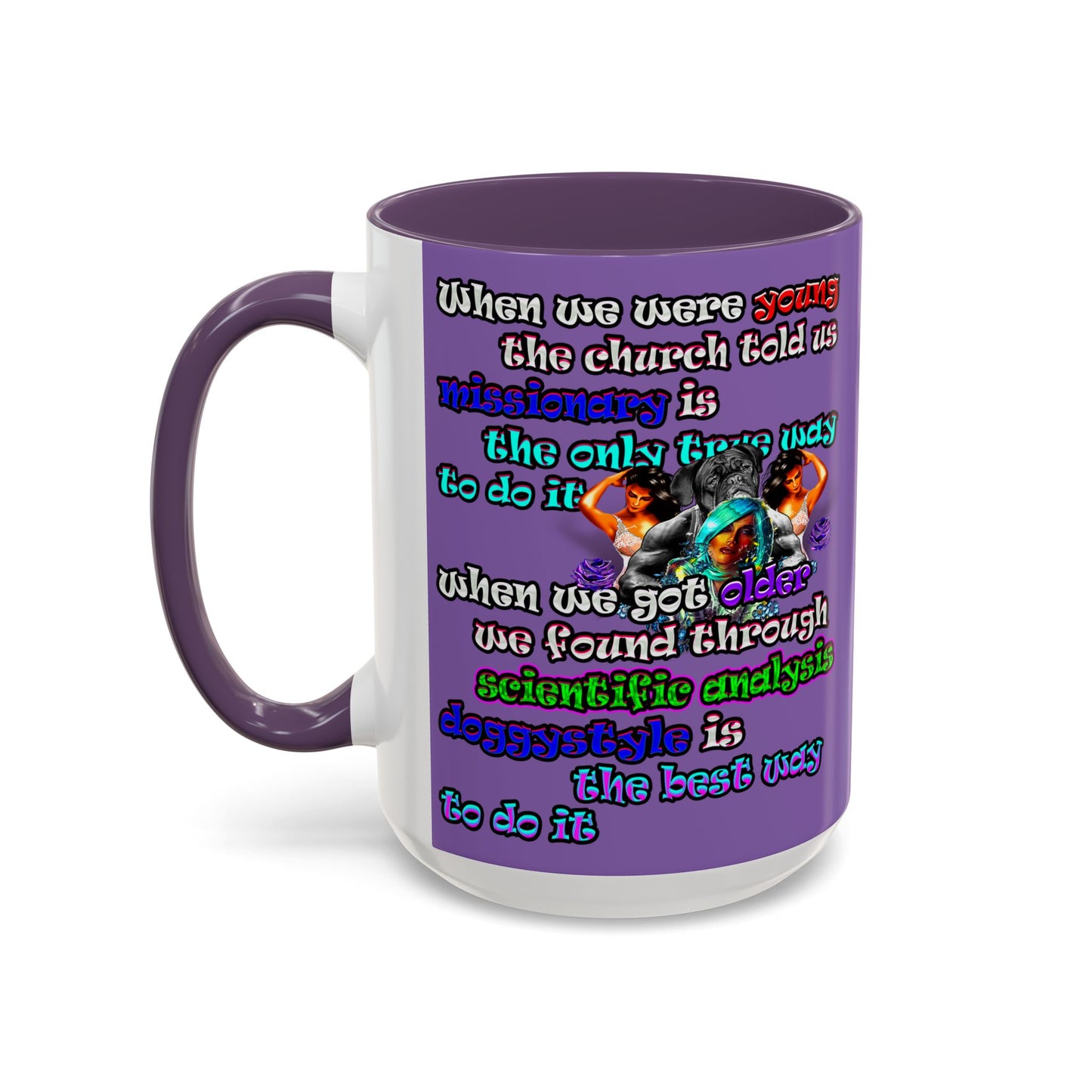 doggystyle - Accent Mug (light purple)