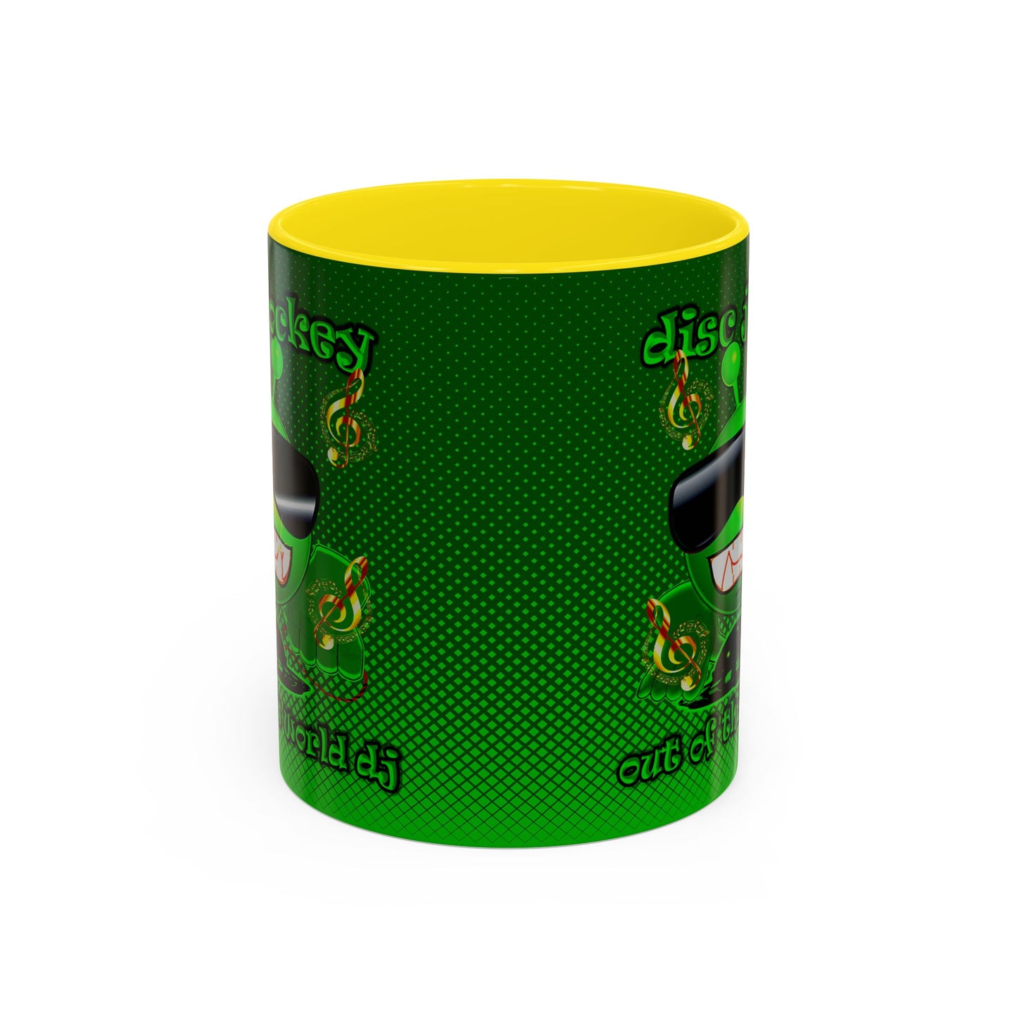 disc jockey - Accent Mug (logo green)