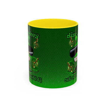 disc jockey - Accent Mug (logo green)