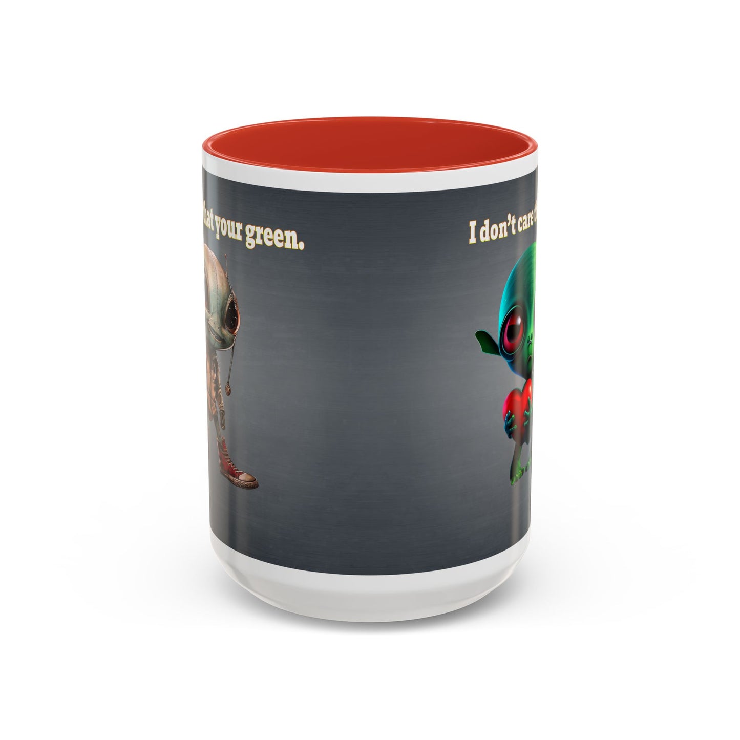 I don't care that your grey - Accent Mug (grey-light grey)