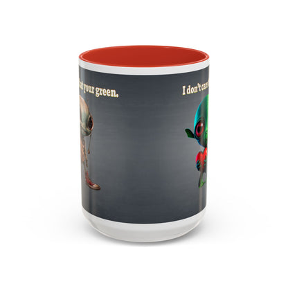 I don't care that your grey - Accent Mug (grey-light grey)