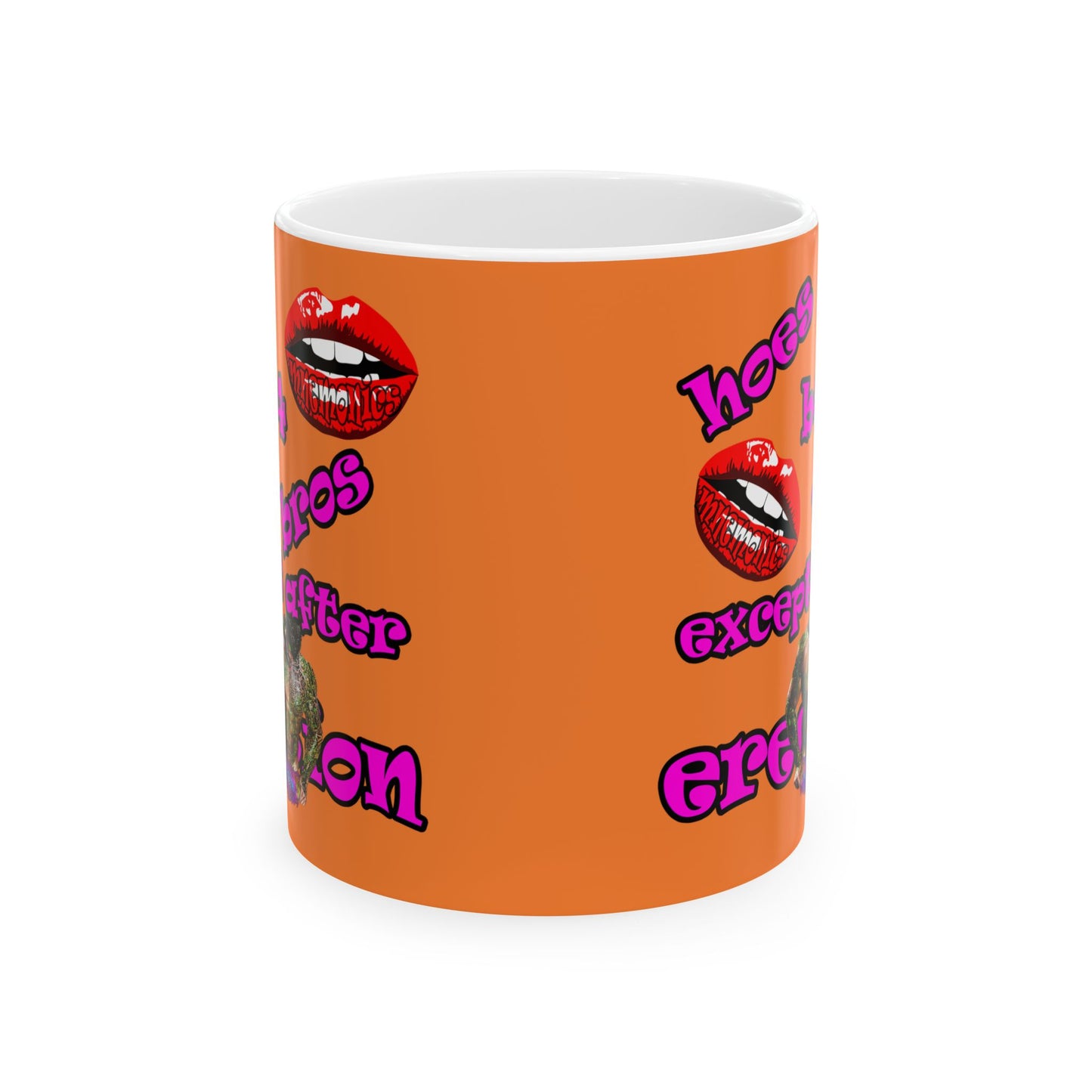 hoes b4 bros - White Mug (crusta)