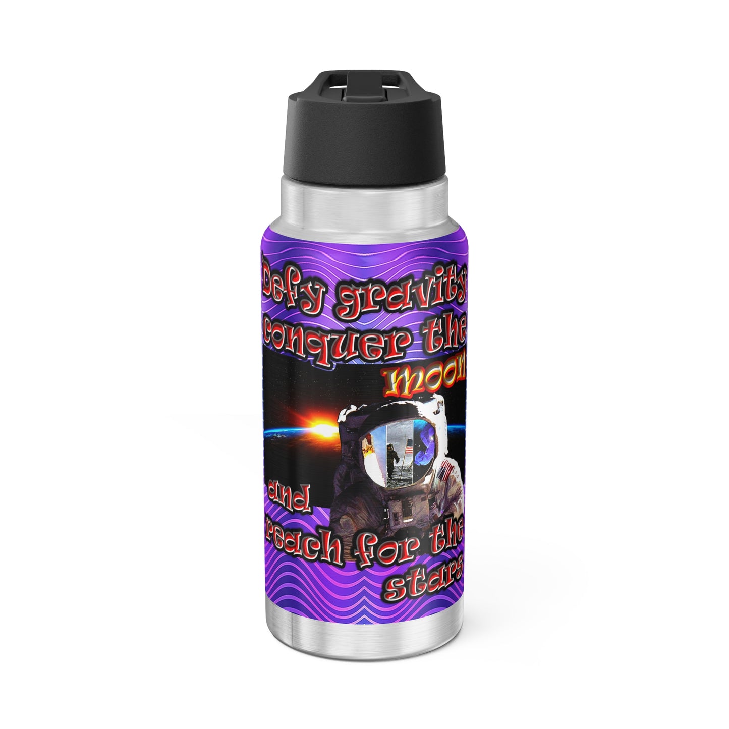 defy conquer reach - Gator Tumbler, 32oz  (purple wave)