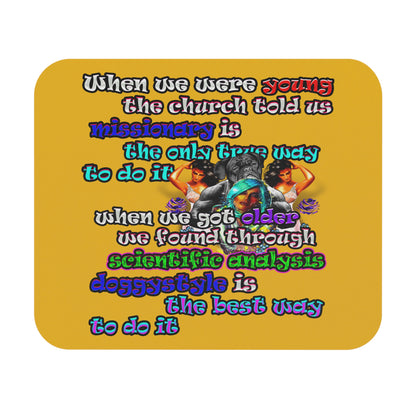 doggystyle - Mouse Pad (Rectangle) (yellow)