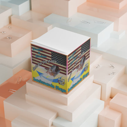 shoot for the stars - note cube (color blur)