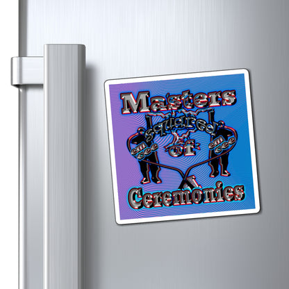 em cee squared - Magnets - (light blue-purple wave)