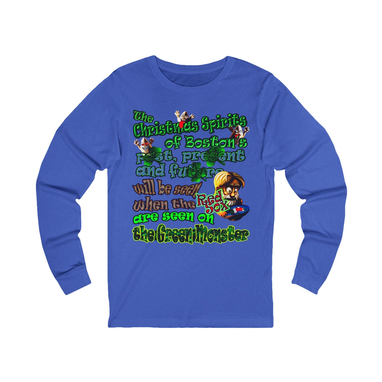 christmas spirits of boston - Unisex Jersey Long Sleeve Tee