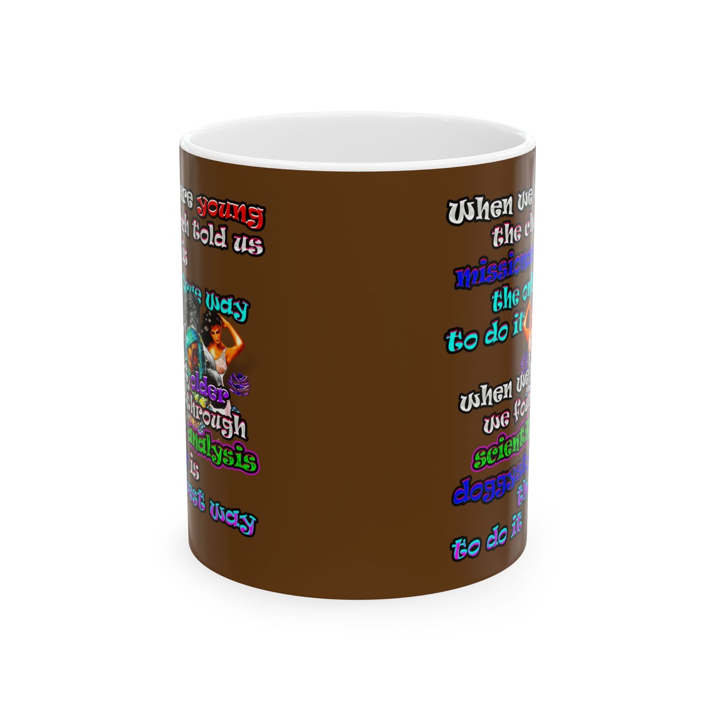 doggystyle - White Mug (brown)