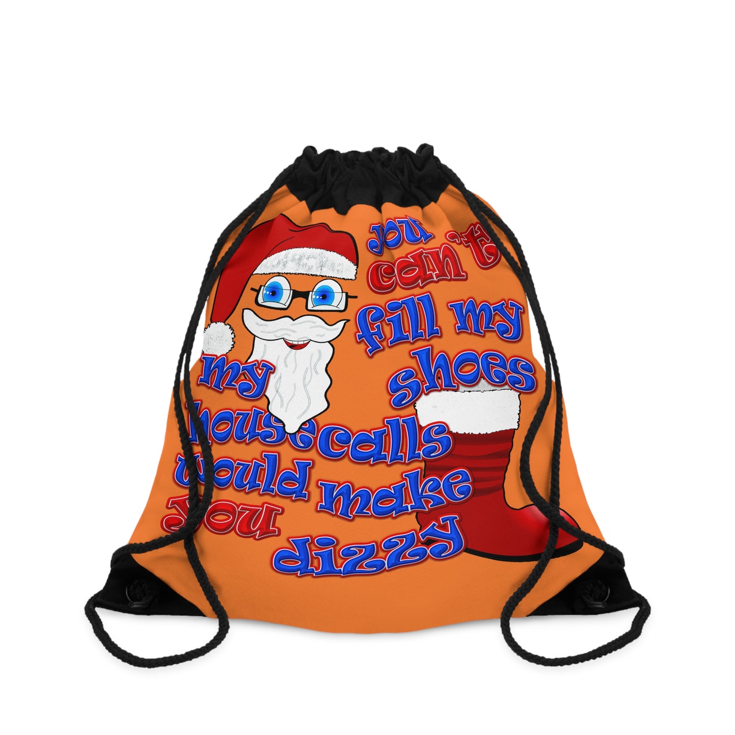 santa's shoes - Drawstring Bag (crusta)