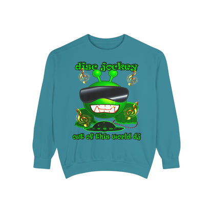 disc jockey - Unisex Garment-Dyed Sweatshirt