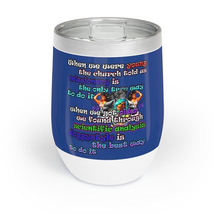 doggystyle - Chill Wine Tumbler (dark blue)