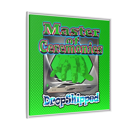 logo - framed canvas art (logo green)