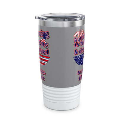 american wing - Ringneck Tumbler, 20oz (grey)
