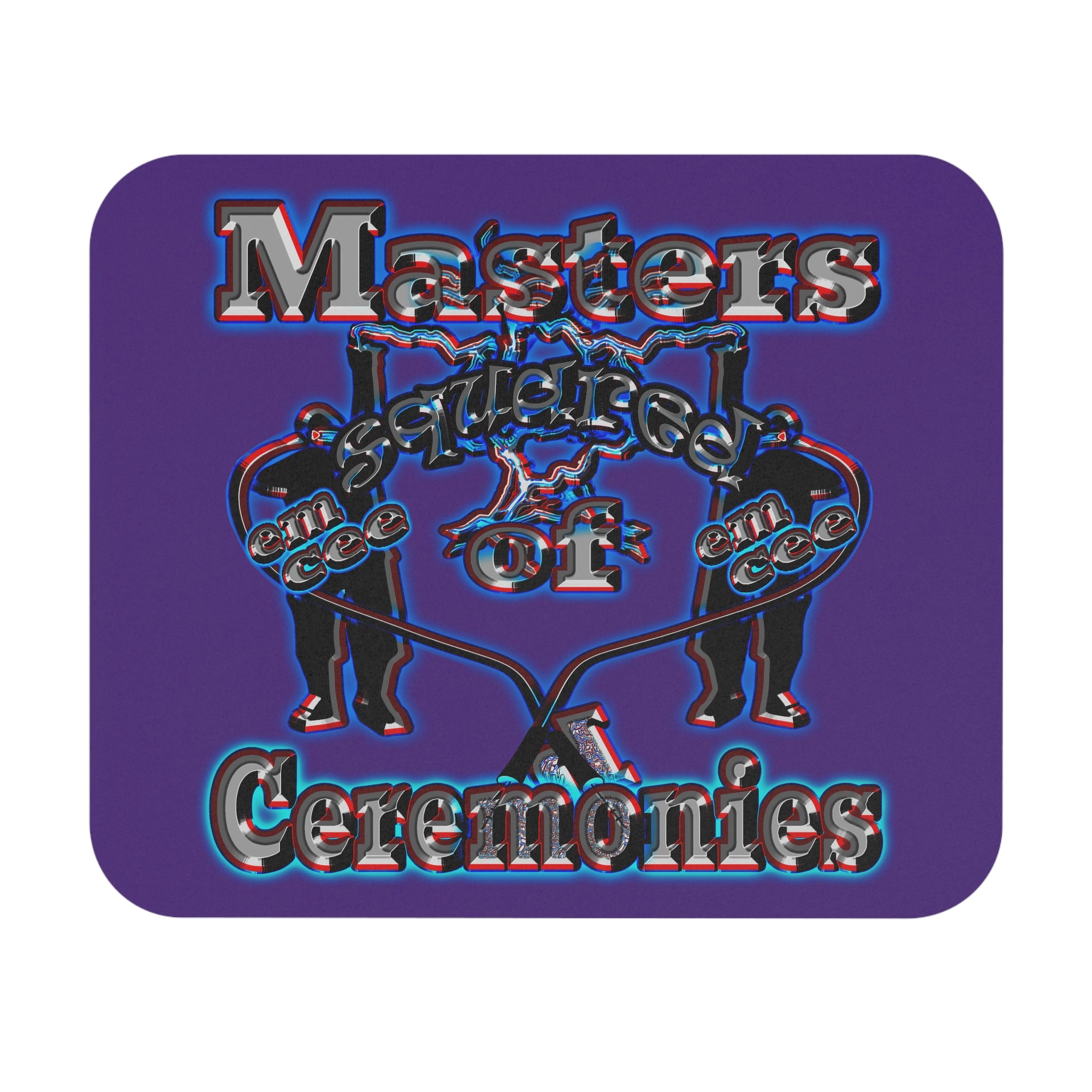 em cee squared - Mouse Pad (Rectangle) (purple)