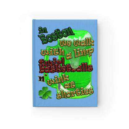celtics logo - journal-lined (light blue)