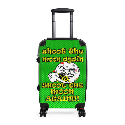 shoot the moon again - Suitcase (logo green)