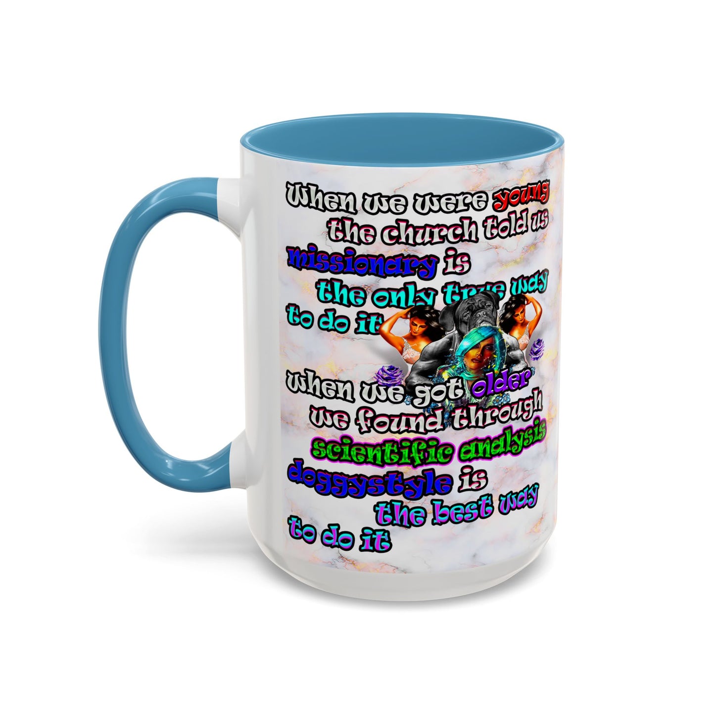 doggystyle - Accent Mug (white marble)