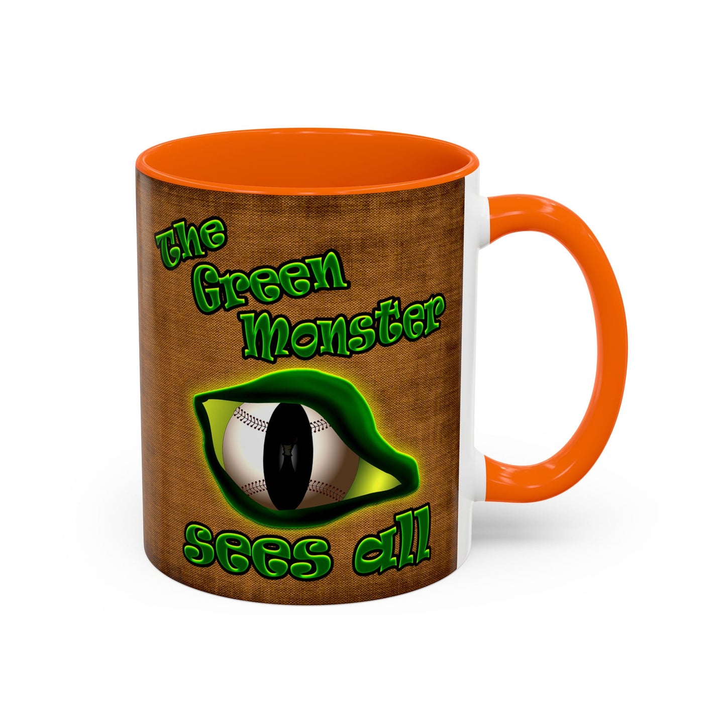 green monster - Accent Mug (brown papyrus)