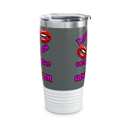 hoes b4 bros - Ringneck Tumbler, 20oz (dark grey)