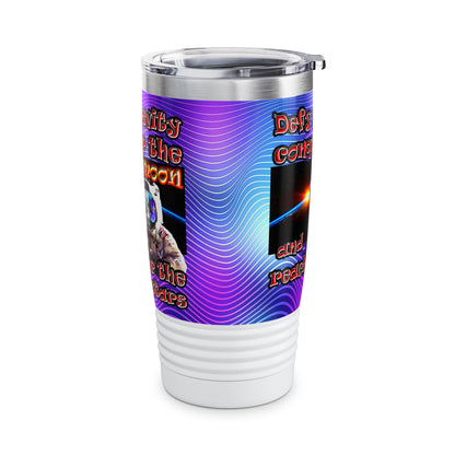 defy conquer reach - Ringneck Tumbler, 20oz (purple wave)