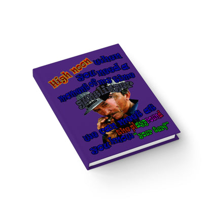 high noon - journal-blank (purple)