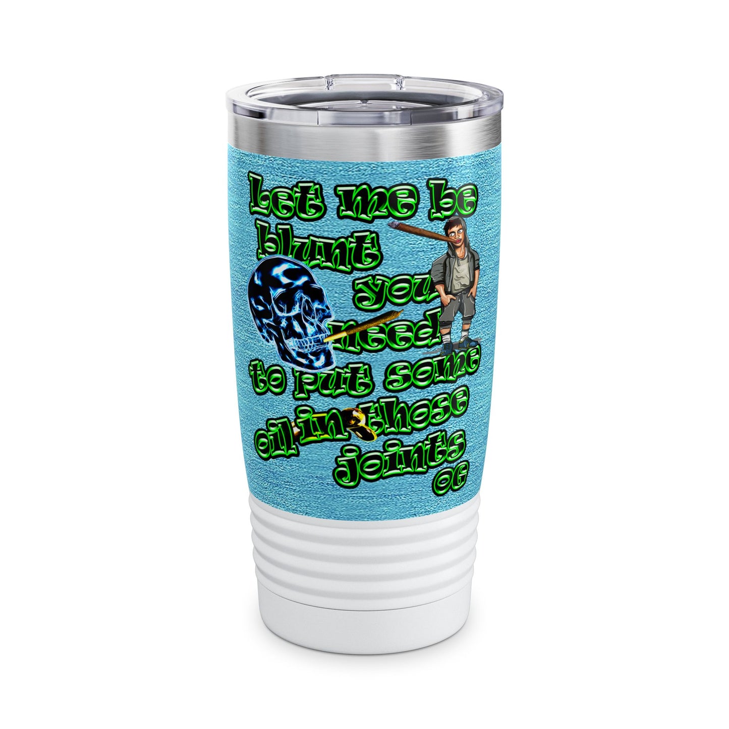 og - Ringneck Tumbler, 20oz (faded blue)