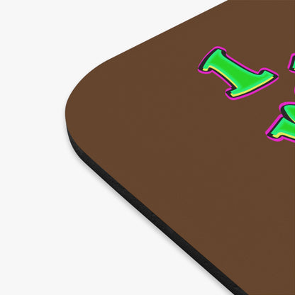 noticed you noticing - Mouse Pad (Rectangle) (brown)