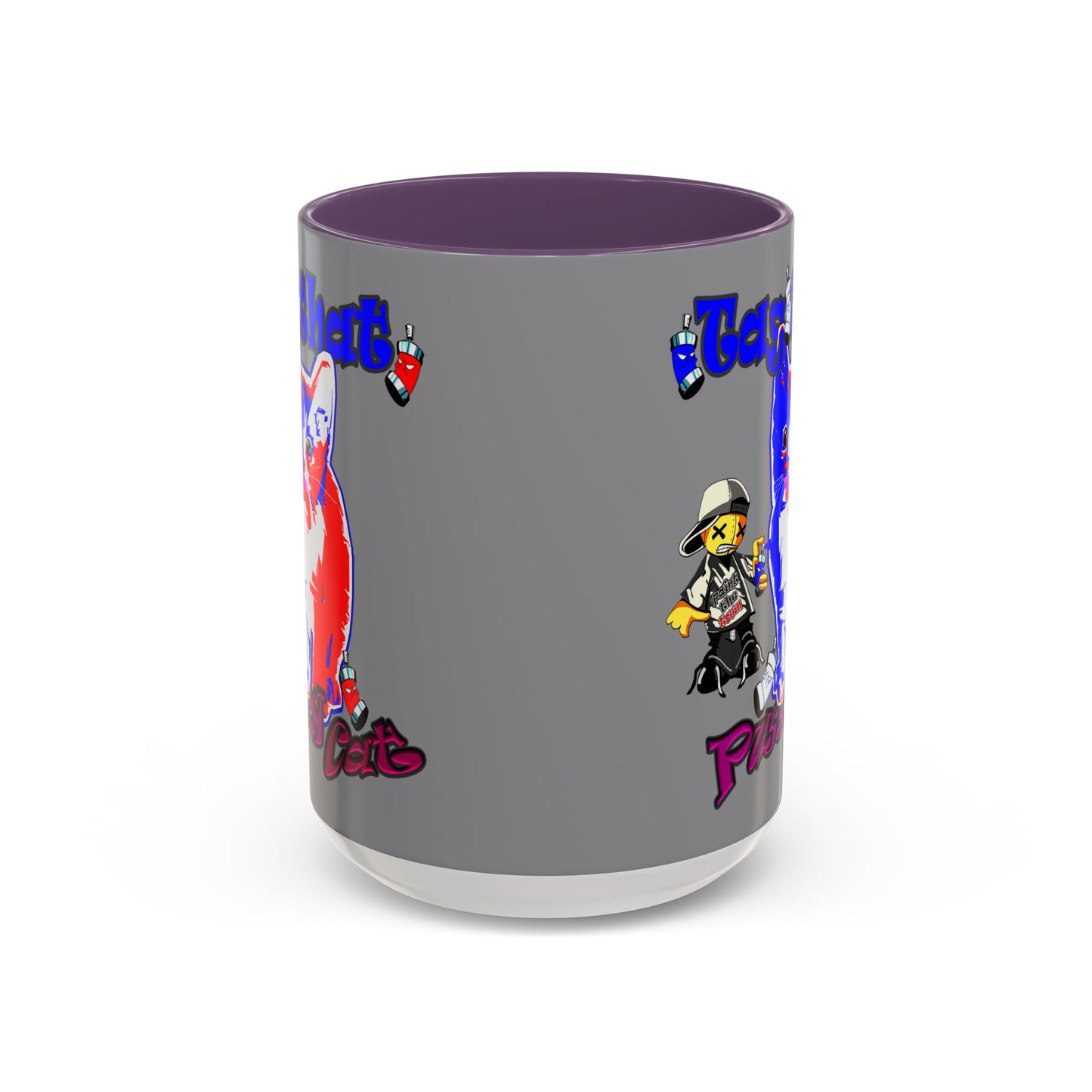 tag that - Accent Mug (grey)