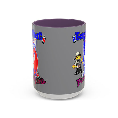 tag that - Accent Mug (grey)